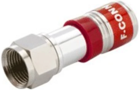 

Разъем Kramer CC-F59 99-9315900 CC-F59 CON-COMP-"F"/M/RG-59 "F" [FS59U] компрессионный для коаксиального кабеля RG-59 (BC-1X59), CC-F59