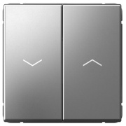 фото Выключатель двухклавишный Systeme Electric GAL000919