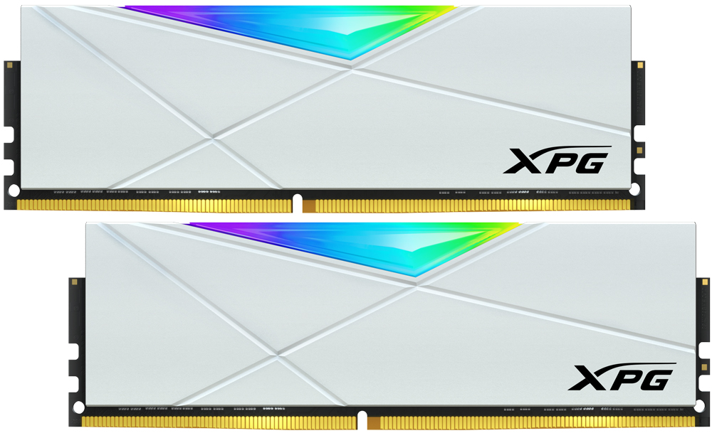 

Модуль памяти DDR4 16GB (2*8GB) ADATA AX4U36008G18I-DW50 XPG SPECTRIX D50 RGB PC4-28800 3600MHz CL18 радиатор 1.35V, AX4U36008G18I-DW50