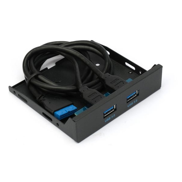 

Планка Gembird FP3.5-USB3-2A USB 3.0 на переднюю панель 3.5", 2xUSB-A 3.0, FP3.5-USB3-2A