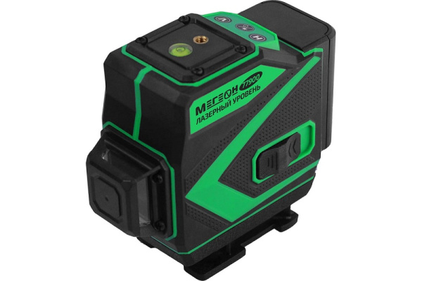 Изображение товара Лазерный уровень МЕГЕОН 77900 с 12 линиями зеленого луча, точность 0.02 мм/м