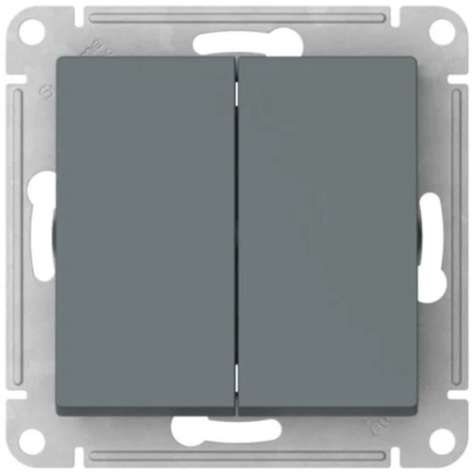 фото Выключатель двухклавишный  Systeme Electric ATN000751S в Казани