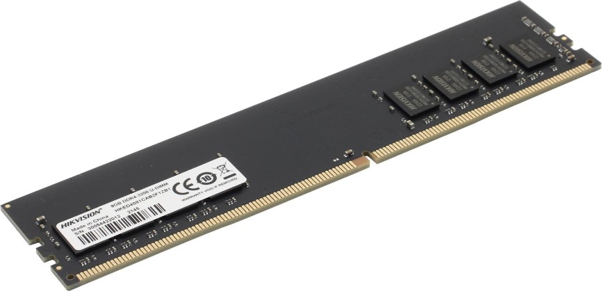 

Модуль памяти DDR4 8GB HIKVISION HKED4081CBA1D0ZA1/8G PC4-21300 2666MHz CL19 1.2V, HKED4081CBA1D0ZA1/8G