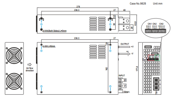 фото Преобразователь AC-DC сетевой Mean Well RSP-3000-48 в Санкт-Петербургe