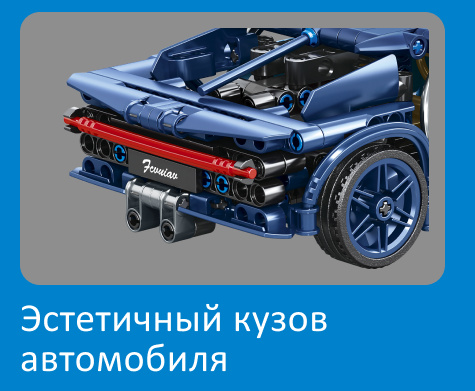 фото Конструктор  Sembo Block "Bugatti Chiron PB"
