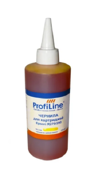 

Чернила ProfiLine PL_INK_T0824_Y_250ml для принтеров Epson Stylus R270/R290/R390/T50/P50 Yellow 250 мл водн, PL_INK_T0824_Y_250ml