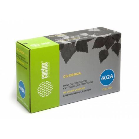 фото Картридж жёлтый Cactus CS-CB402AR в Красноярске