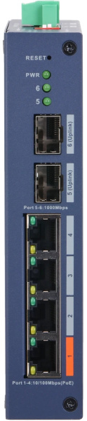 фото Коммутатор PoE Dahua DH-CHS4206-4ET-60 в Омске