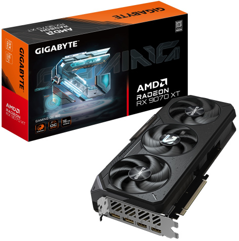 фото Видеокарта GIGABYTE Radeon RX 9070 XT GAMING OC (GV-R9070XTGAMING OC-16GD) в Омске