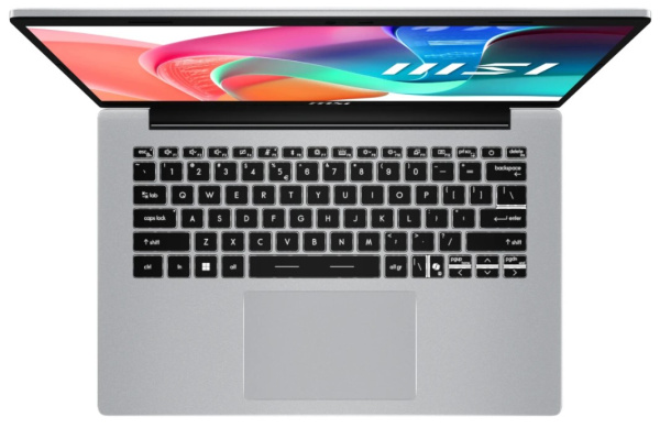фото Ноутбук  MSI Modern 14 F1MG в Екатеринбурге 14 ", Core i5, 16 Гб RAM, 512 Гб SSD, Iris Xe Graphics, Серебристый