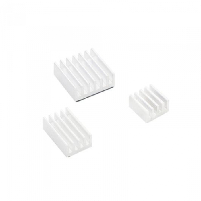 

Радиатор ACD RA536 набор (15x10x5мм, 14x14x6мм и 8.8x8.8x5мм) for Raspberry Pi 4B 3шт White Aluminum, RA536