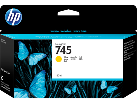 

Картридж HP 745 F9J96A для HP DesignJet, 130ml, желтый, 745
