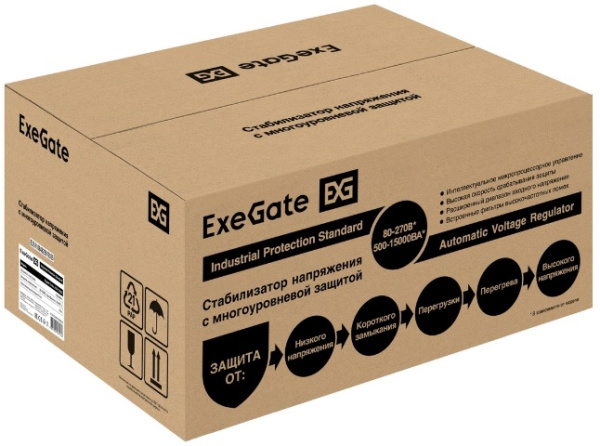 фото Стабилизатор напряжения Exegate Expert Turbo AST-15000 в Волгограде