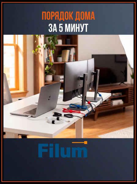 фото Рулон липучки  Filum FL-CTR-12-10-BK в Воронеже