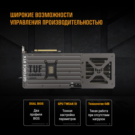 фото Видеокарта ASUS GeForce RTX 5080 TUF GAMING OC (TUF-RTX5080-O16G-GAMING) в Челябинске