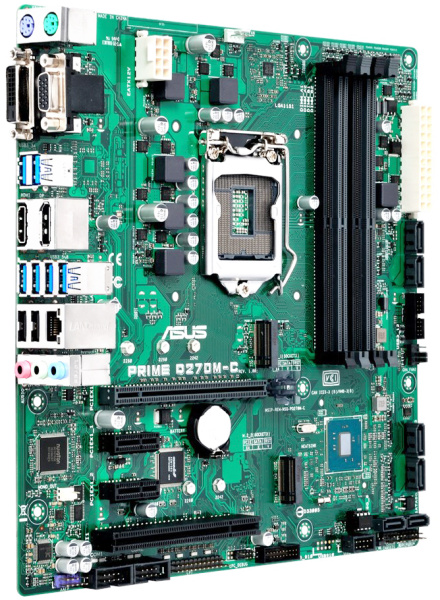 фото Материнская плата mATX ASUS PRIME Q270M-C