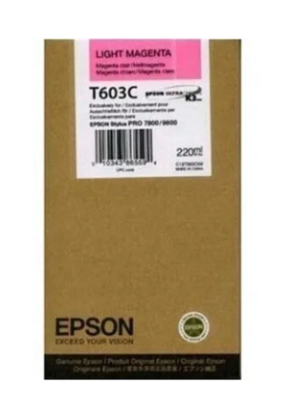 

Картридж Epson C13T603C00 для принтера Stylus Pro 7800/9800 светло-пурпурный, C13T603C00