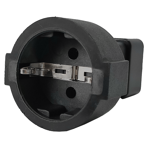 

Адаптер Lanmaster LAN-PPS/20-BK переходной, розетка Schuko - вилка C20, 220В, 16А, черный, LAN-PPS/20-BK