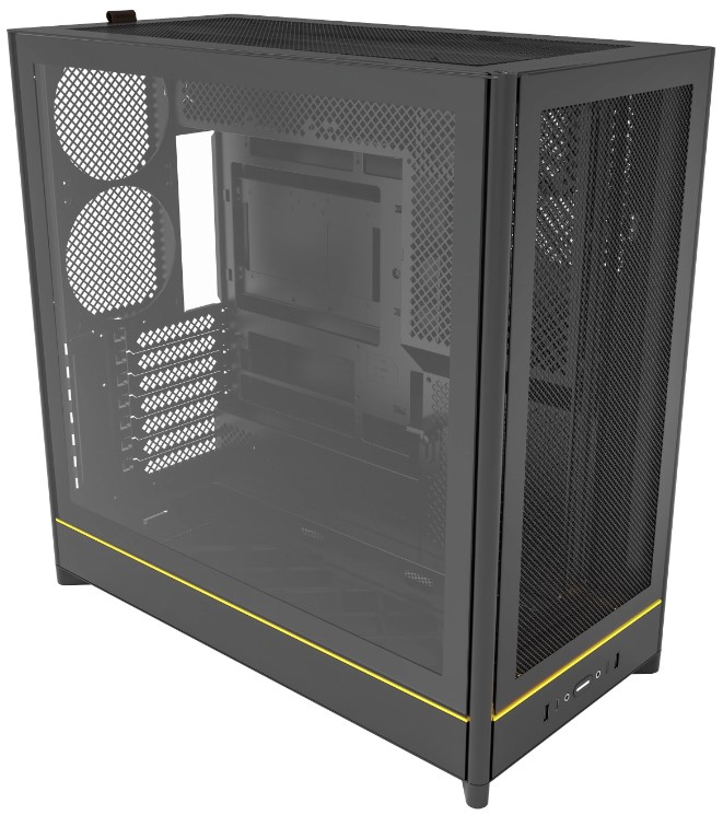

Корпус ATX Montech HS01 BLACK без БП, 2*USB 3.0, USB 3.1, HS01 BLACK