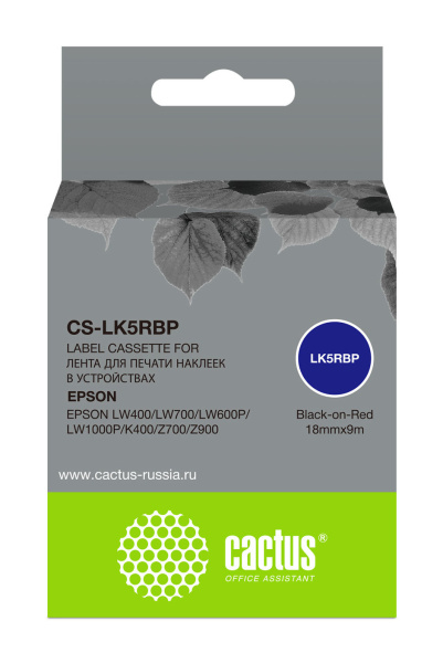 фото Картридж ленточный Cactus CS-LK5RBP в Красноярске