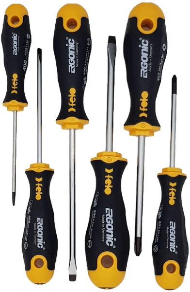 

Набор отверток Felo 40020636 Ergonic 6 шт в кейсе, 40020636