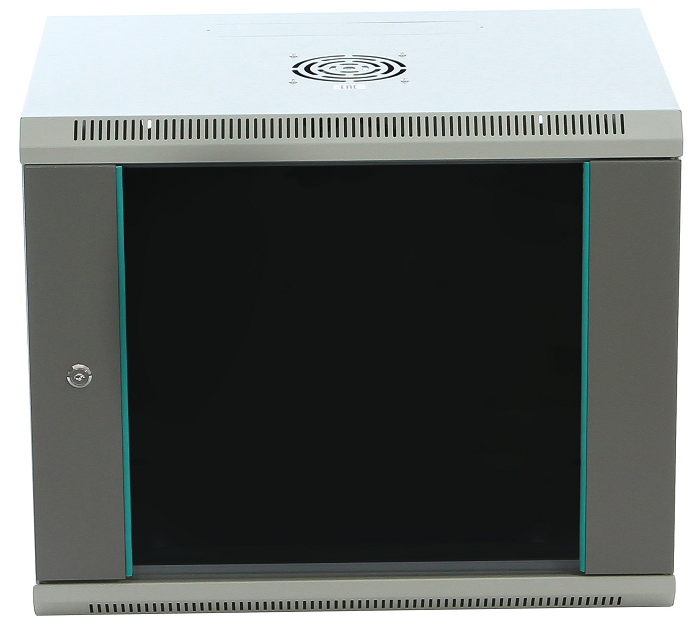 

Шкаф настенный 19", 9U W&T C096060GWTWOF 600x600 мм, дверь стекло, цвет серый. Без вент., C096060GWTWOF