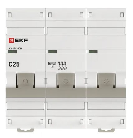 фото Автоматический выключатель  EKF mcb47100m-3-25C-pro в Волгограде