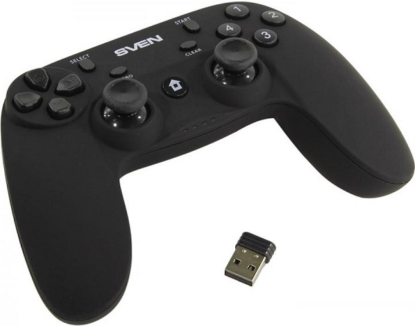

Геймпад Sven GC-3050 SV-016005 13 кнопок, 2 мини-джойстика, D-pad, Soft Touch, PC/PS3/Xinput, GC-3050