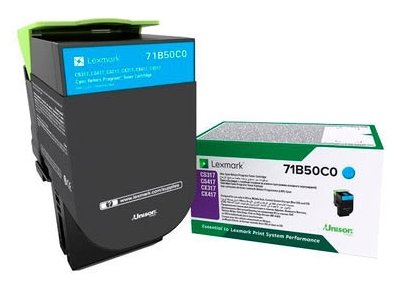 

Картридж Lexmark 71B50C0 2300 стр. голубой для CS317dn, CS417dn, CS517de, CX317dn, CX417dn, CX517de, 71B50C0