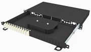 фото Кросс оптический стоечный TopLAN КРСв-Top-1U-48LC/U-OM2-BK