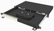 фото Кросс оптический стоечный TopLAN КРСв-Top-1U-48LC/U-OM2-BK