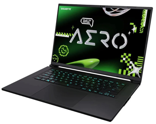 фото Ноутбук GIGABYTE Aero X16 16" (AMD Ryzen AI 300, 16Гб DDR5, SSD 1 Тб, GeForce RTX 5070, Без ОС) Серебристый [1WH93KZC94DD]