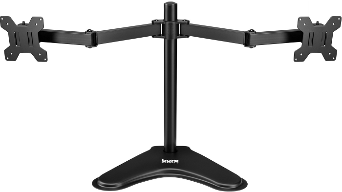 

Кронштейн Buro BU-M042-D черный 17"-32" макс.16кг настольный поворот и наклон верт.перемещ., BU-M042-D