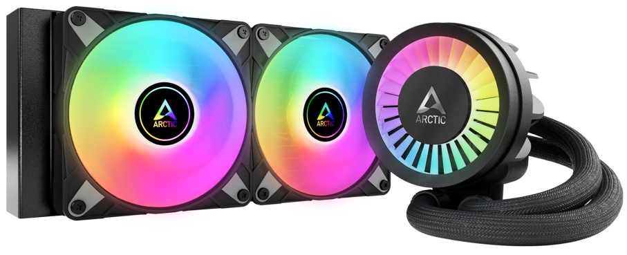 

Система охлаждения жидкостная ARCTIC Cooling Liquid Freezer III-240 A-RGB Black ACFRE00142A LGA1700/AM4/AM5 (2*120mm fan, 200-2000rpm, 48.82CFM, 4-pin, Cooling Liquid Freezer III-240 A-RGB Black