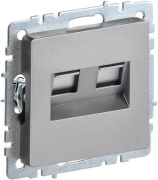 фото Розетка компьютерная IEK BR-K20-1-K46