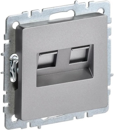 фото Розетка компьютерная двойная IEK BR-K20-1-K46 в Уфе
