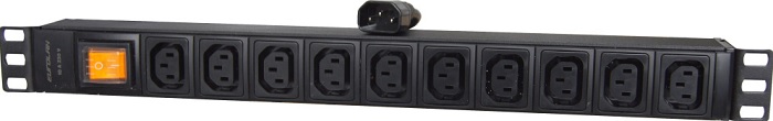 

Блок розеток Eurolan 60A-61-04-10BL базовый 1U 10/230, 10 C13, C14, шнур 3 метра, выключатель, 60A-61-04-10BL