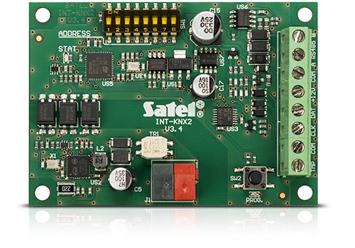 

Модуль SATEL INT-KNX-2 интеграции с системой KNX, 12 В DC, 43 мА, INT-KNX-2