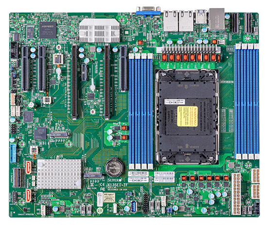 

Материнская плата E-ATX Supermicro MBD-X13SEI-TF-B (LGA4677, C741, 8*DDR5 (4800), 10*SATA 6G, 2*M.2, 7*PCIE, 2*10Glan, IPMI lan, 2*USB 3.2, 2*USB 2.0), MBD-X13SEI-TF-B