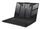 фото Ноутбук ASUS TUF Gaming A16 FA607NUQ-WS73 16" (AMD Ryzen 7, 16Гб DDR5, SSD 512 Гб, GeForce RTX 4050, Windows 11 Домашняя) Серый [90NR0QF3-M00CF0]