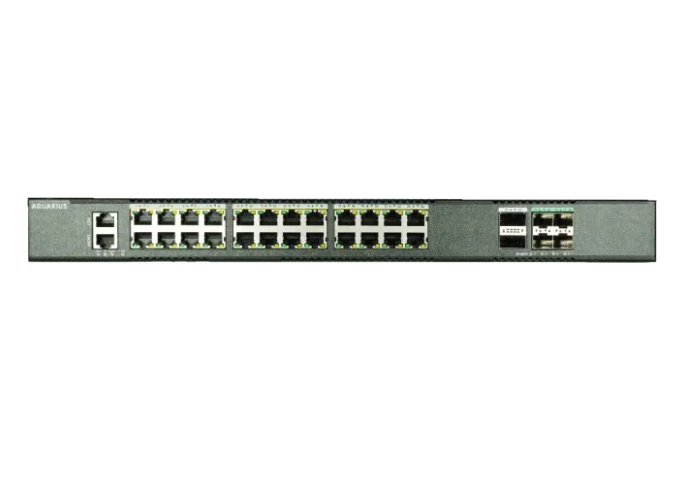 

Коммутатор Aquarius AQ-N3000-24P4Y2Q доступа AQ3000, конфигурация 24*10/100/1000 Mбит/с, 4*10/25 Гбит/с SFP28, 2*40 Гбит/с QSFP+, два слота для модуле, AQ-N3000-24P4Y2Q