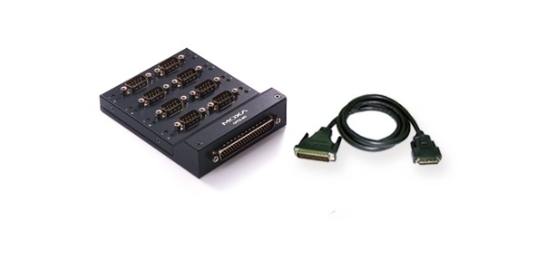 

Коробка MOXA OPT8-M9 8-port DB9 male RS-232 Conneсtion Box, OPT8-M9