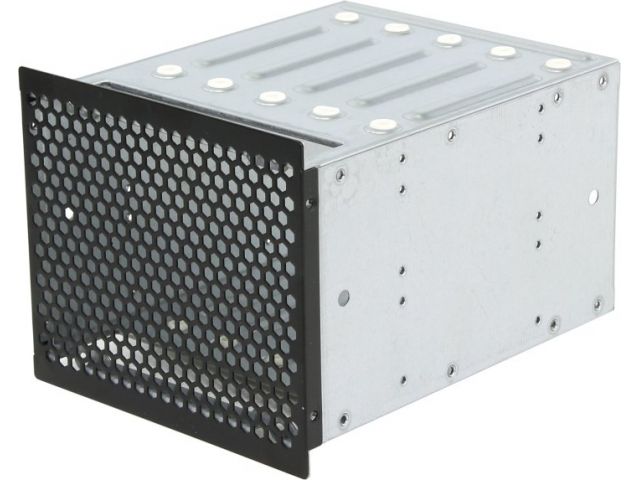 

Переходник Procase 5T3-3T5-V3 3*5.25" в 5*3.5" с антивибрационным креплением, PWM 4pin, 2800 rpm, 5T3-3T5-V3