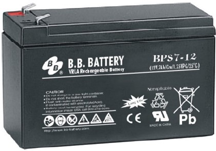 

Батарея BB BPS7-12 12В 7 мАч, BPS 7-12