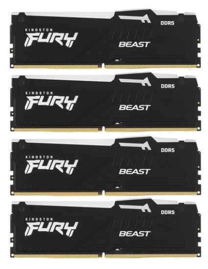 фото Модуль памяти DDR5 64GB (4*16GB) Kingston FURY KF556C40BBK4-64 в Уфе