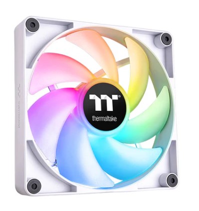 

Вентилятор для корпуса Thermaltake CT140 ARGB CL-F154-PL14SW-A 140x140x25 mm, 500-1500rpm, 77.37 CFM, 30.5dBA, 4-pin PWM/3-pin ARGB, white (2-pack), CT140 ARGB
