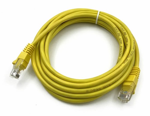 

Кабель патч-корд U/UTP 5e кат. 3м Buro UTP-5E-3M-Y литой (molded), 4 пары, 26AWG, CCA, желтый, UTP-5E-3M-Y