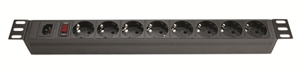 фото Блок розеток 19", 8 розеток DKC R519SH8OPSHC14 в Самаре