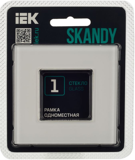 фото Рамка одинарная  IEK SK-M12-G-K01 в Красноярске
