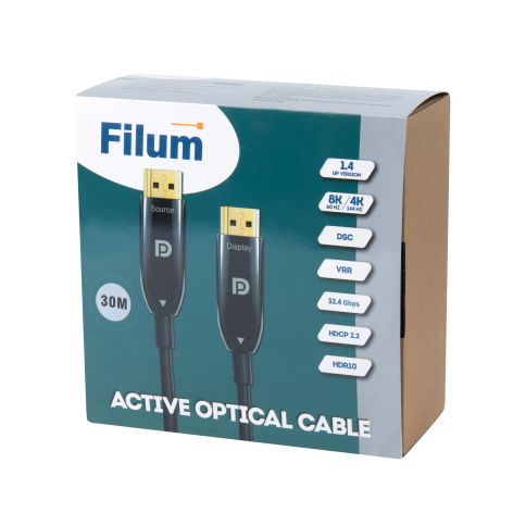 фото Активный оптический кабель Filum FL-AOC-DP1.4-HDMI2.1-30M в Санкт-Петербургe